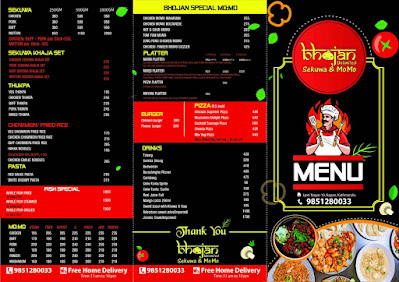 Bhojan Unlimited- The House of Maharaja Thali, Kapan, Kathmandu_menu_10