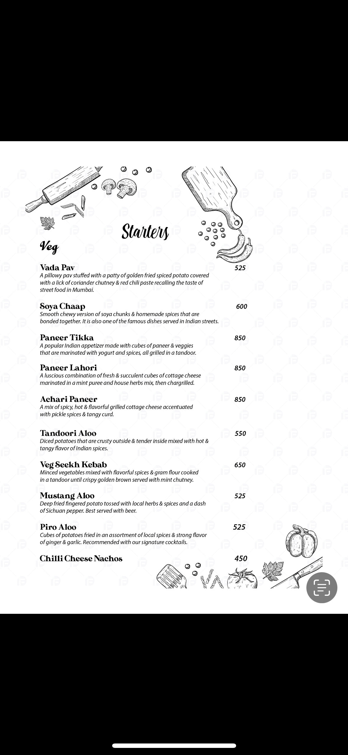 The Address Lounge_menu_4
