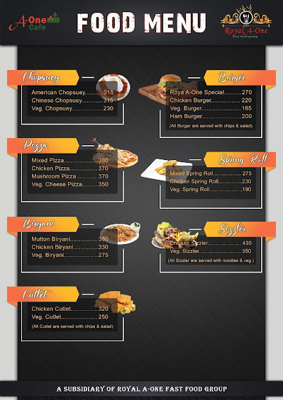 A one Cafe Old Baneshwor menu 4