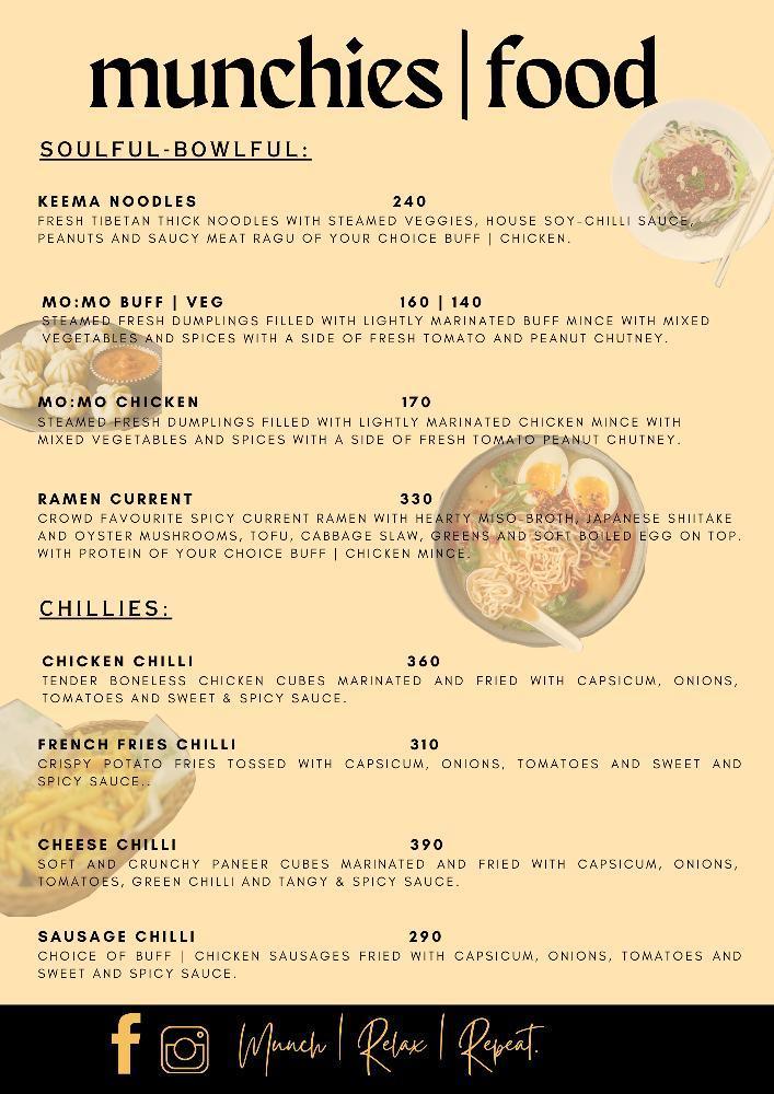 MUNCHIES EATERY AND LOUNGE menu 4