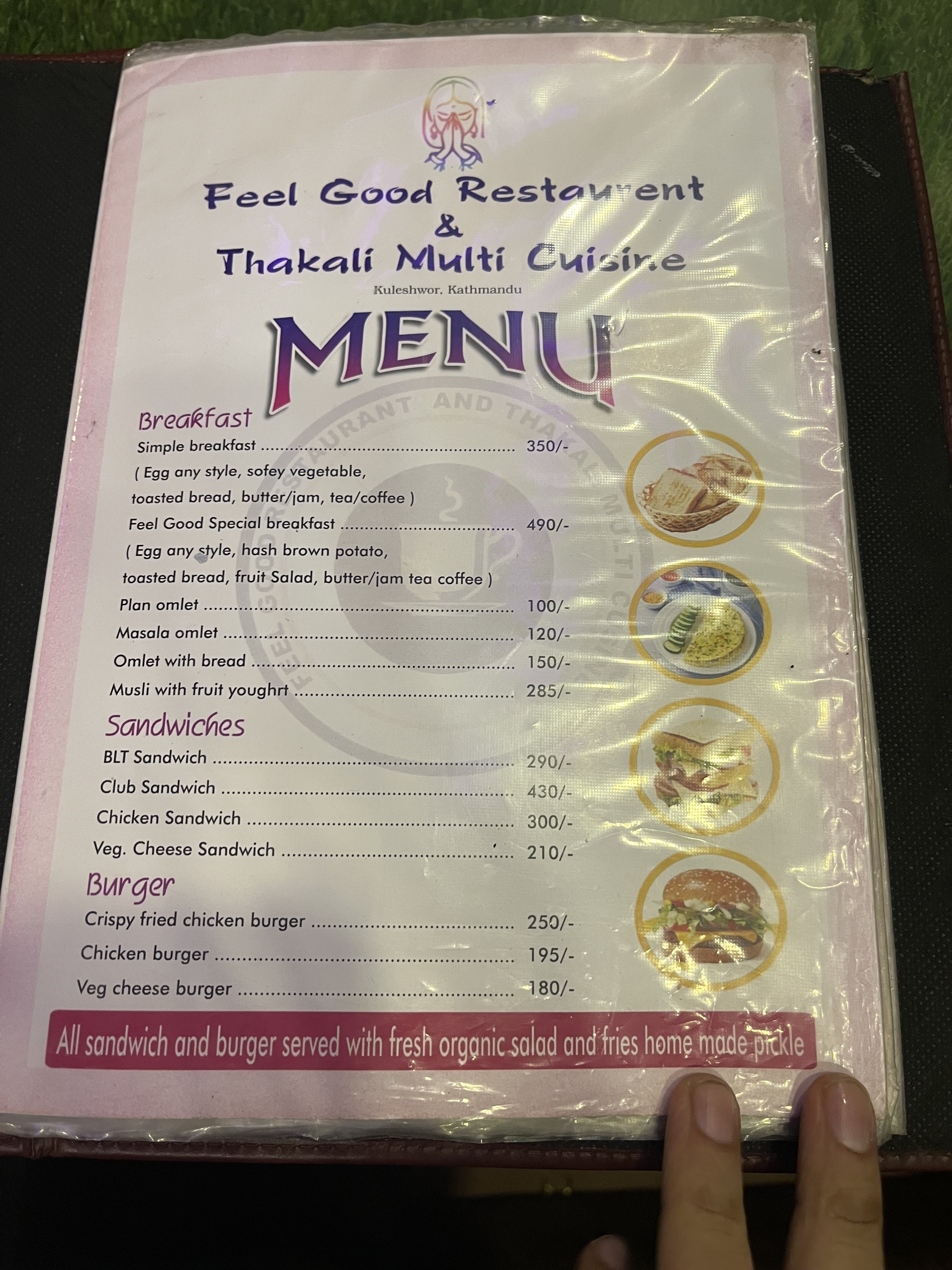 Feel good restaurant & thakali cuisine menu 4