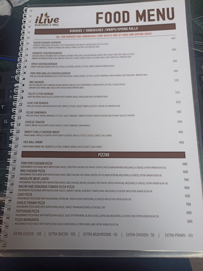 iLive Burger & Bbq menu 2