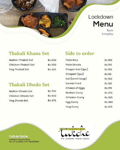 Cafe De Tukche Thakali (Lazimpat) - Best Authentic Thakali Restaurant in Town_menu_0