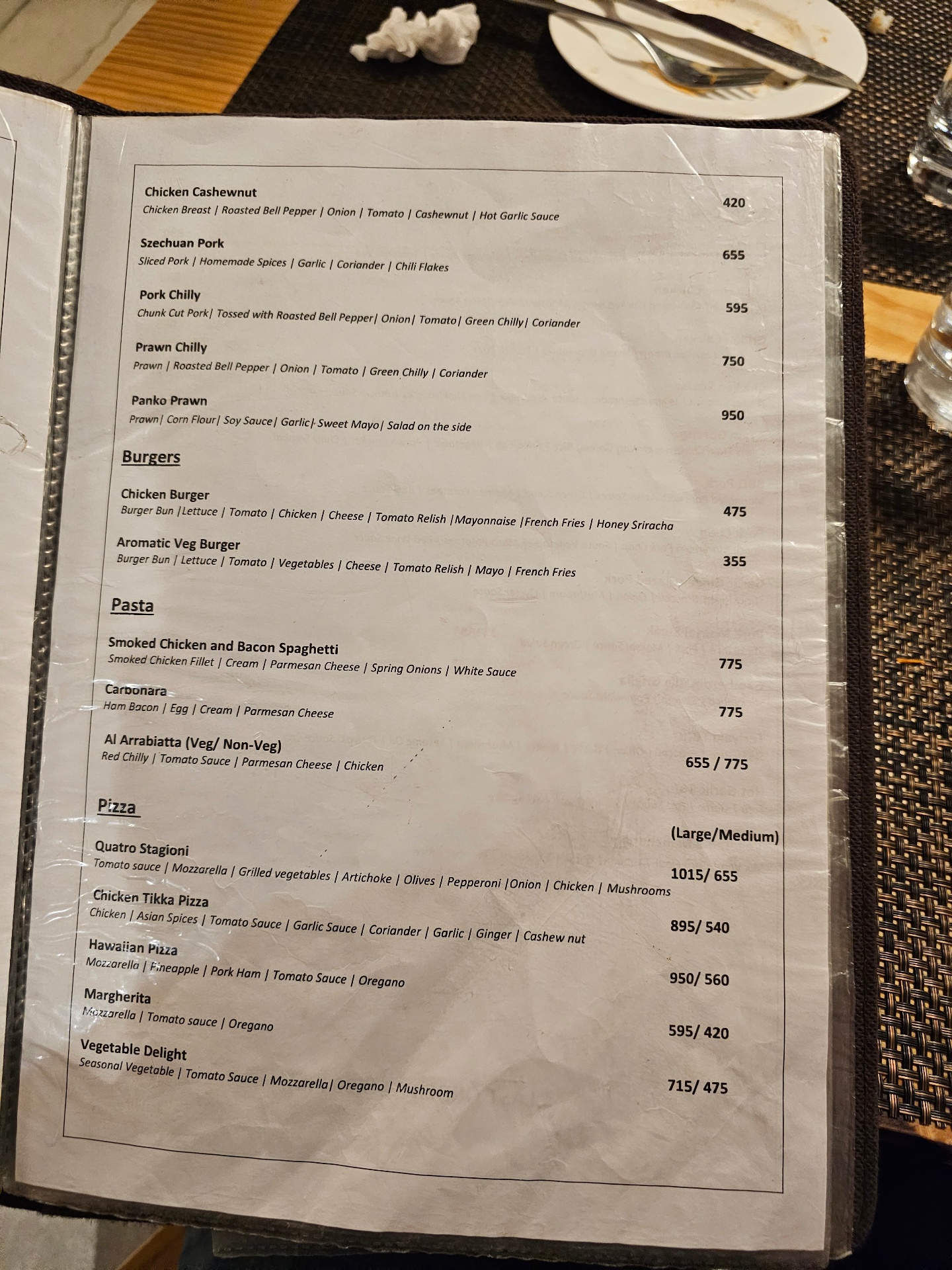 Cafe Cavado menu 2