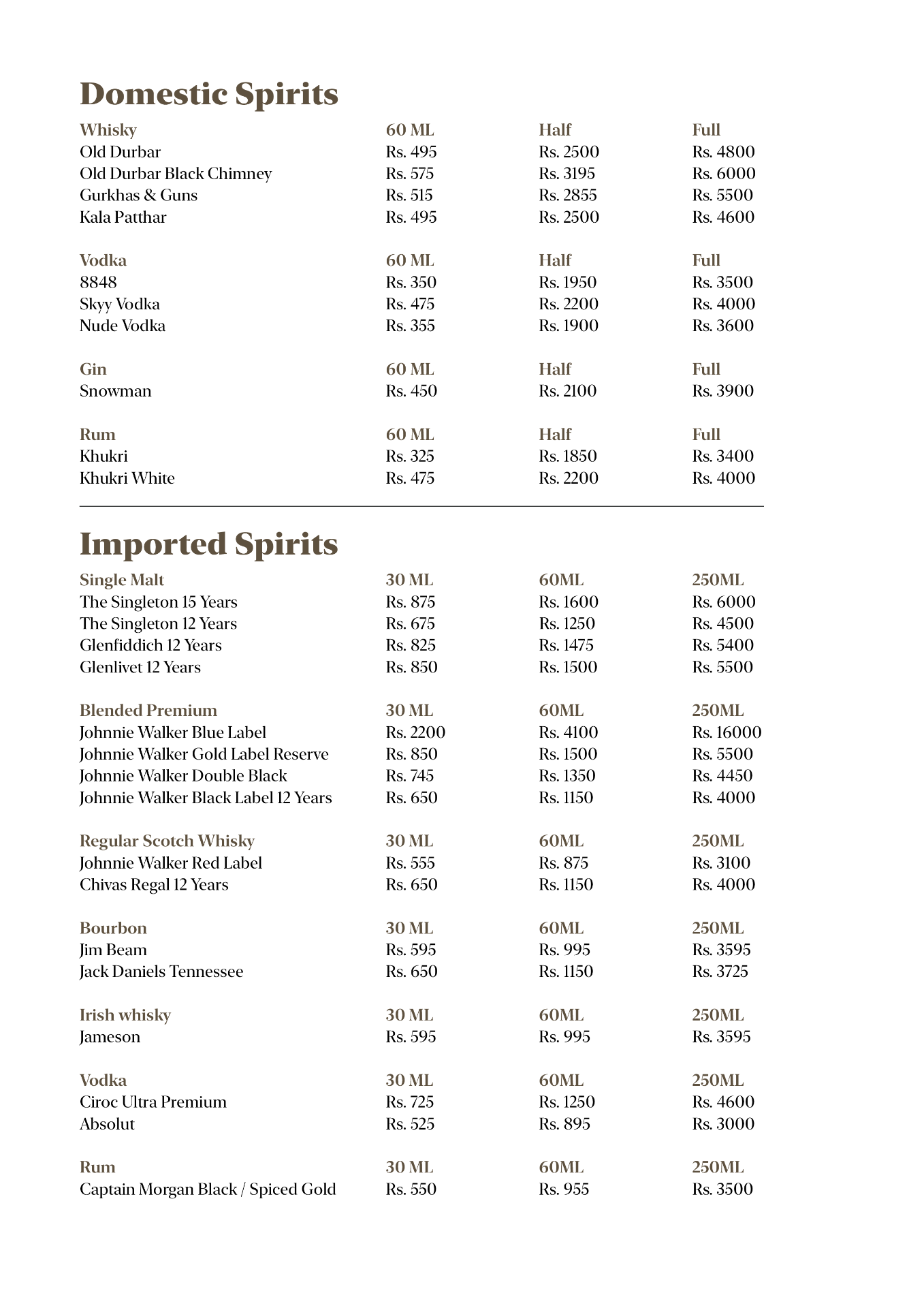 Urban Press / Spice_menu_1