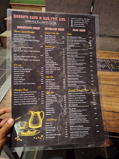 Rodeo's Cafe and Bar menu 1