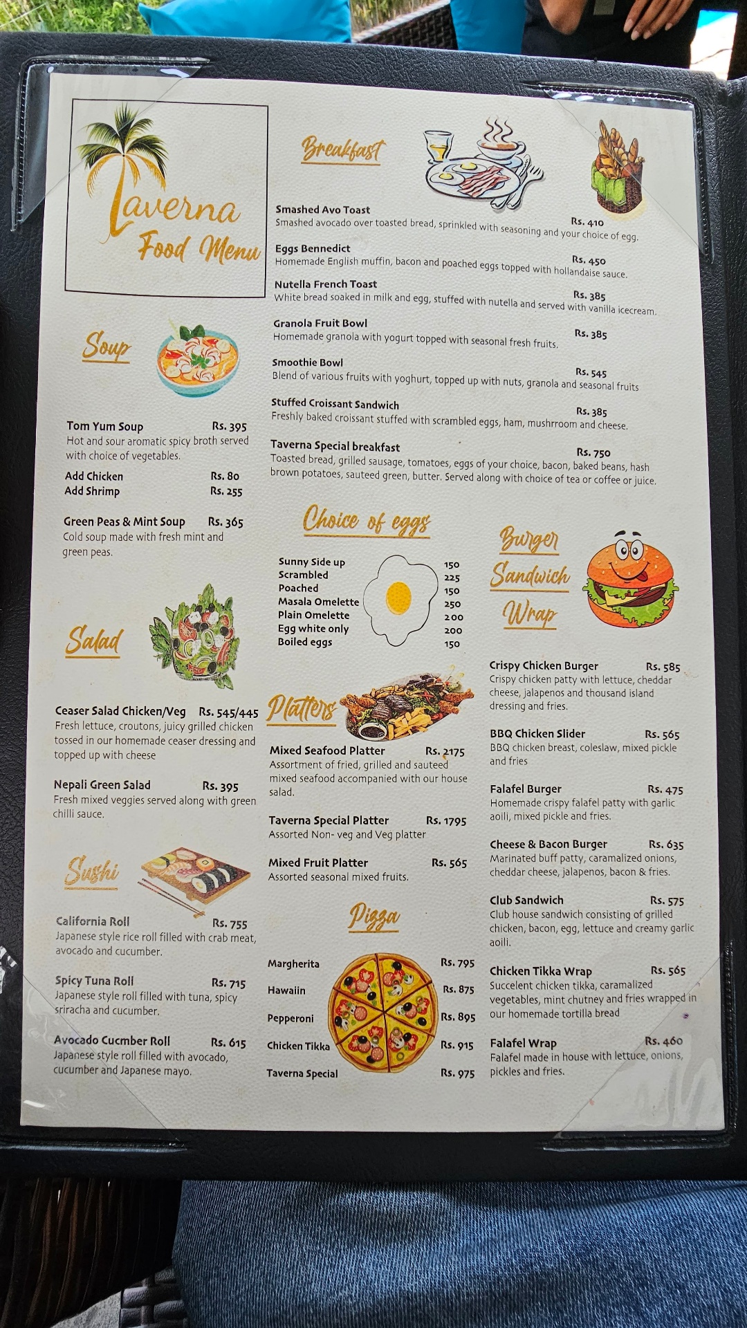 Taverna Restaurant & Pool Bar menu 3