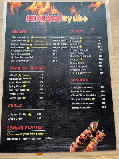 Sekuwa By Kilo - Jhamsikhel_menu_5