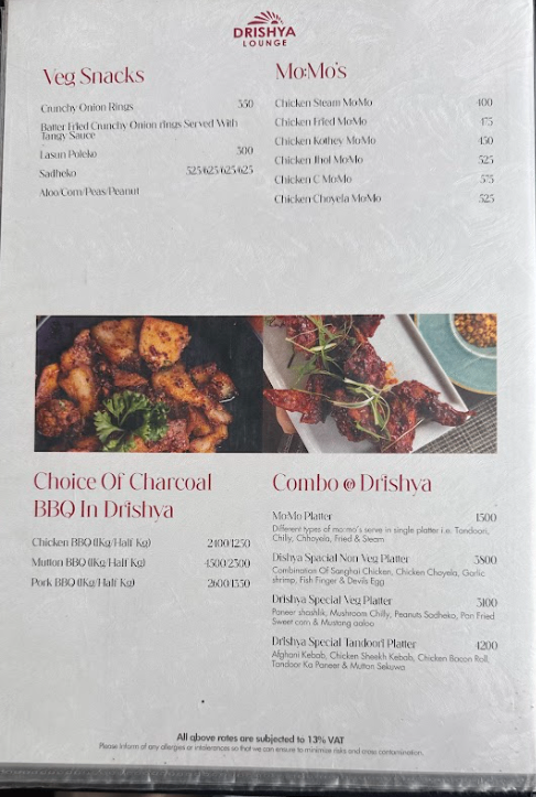 Drishya Lounge - Best Lounge in New Baneshwor menu 3