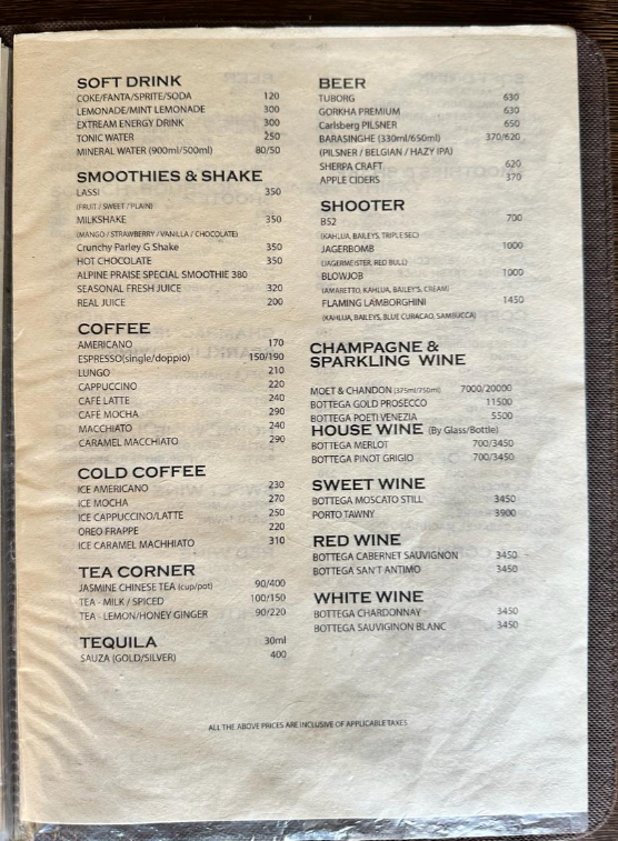 Alpine praise _menu_5