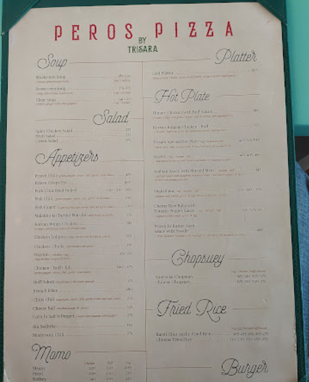 Peros Pizza Lazimpat | Restaurants in Kathmandu | Nosh Nepal