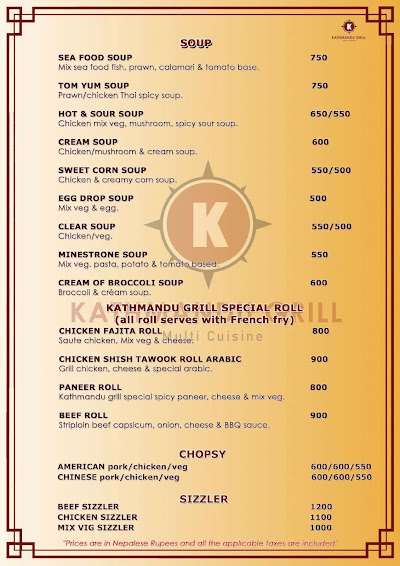 Kathmandu Grill Restaurant_menu_0