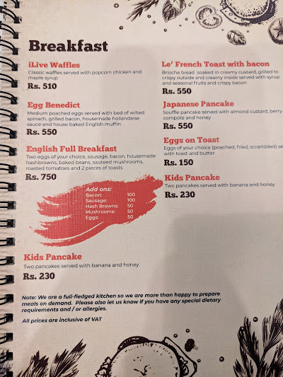 iLive Burger & Bbq menu 1