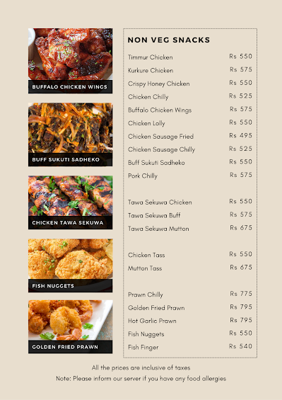 Jacaranda Tree Garden menu 2