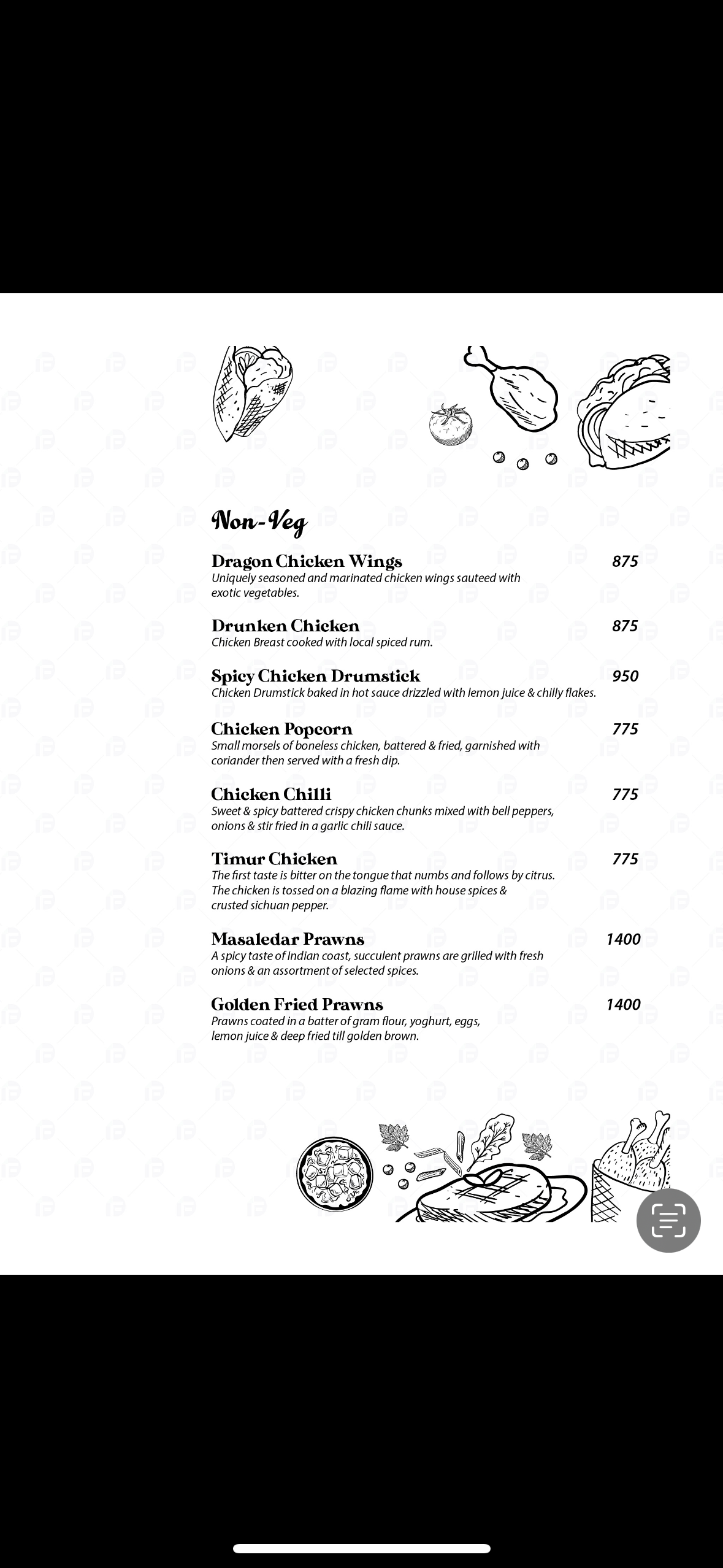 The Address Lounge menu 4