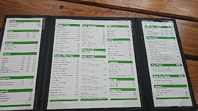The leaf lounge menu 3