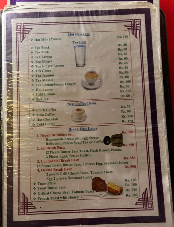 Orchid Cafe_menu_0