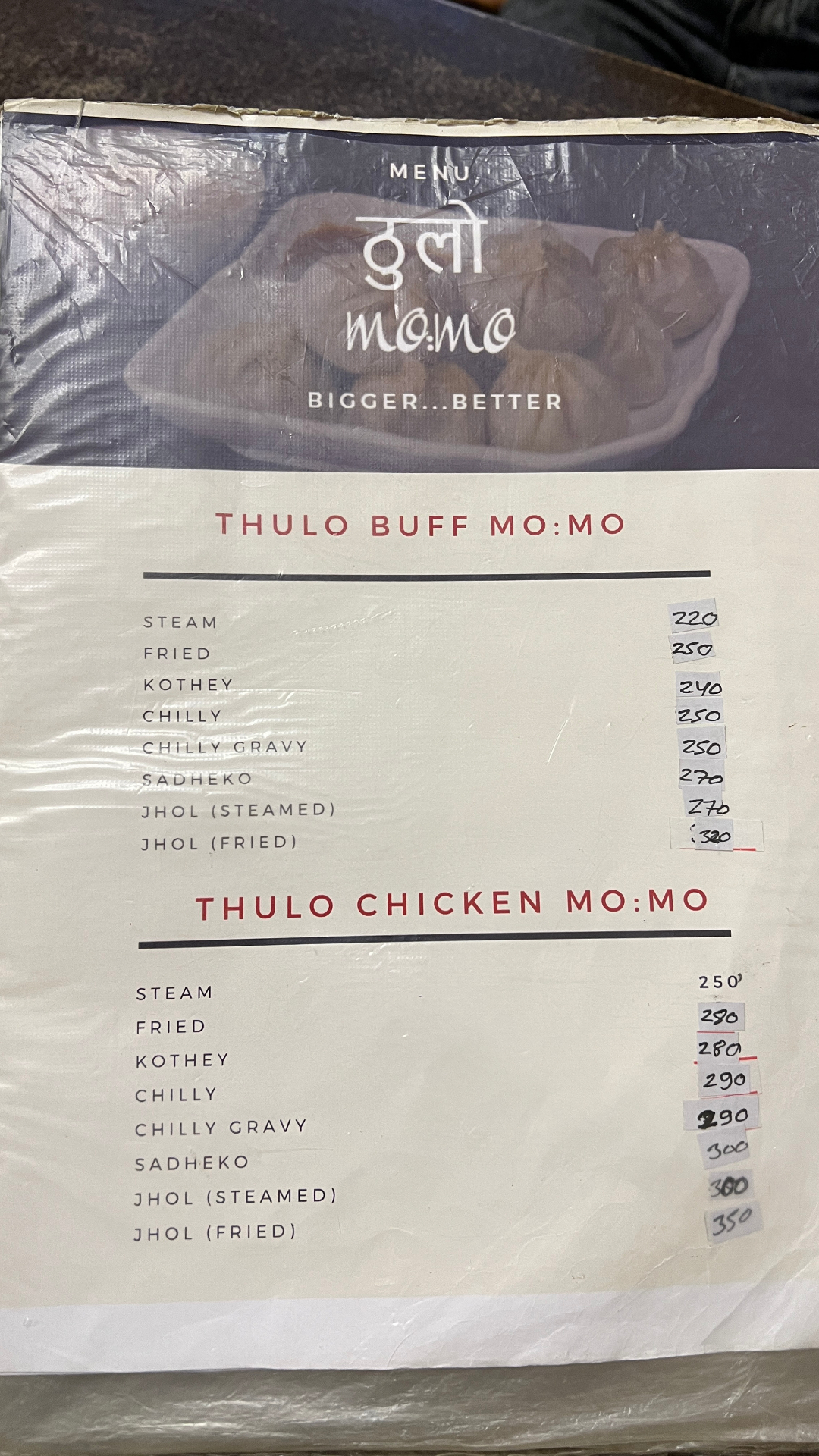 Thulo Mo:Mo menu 2