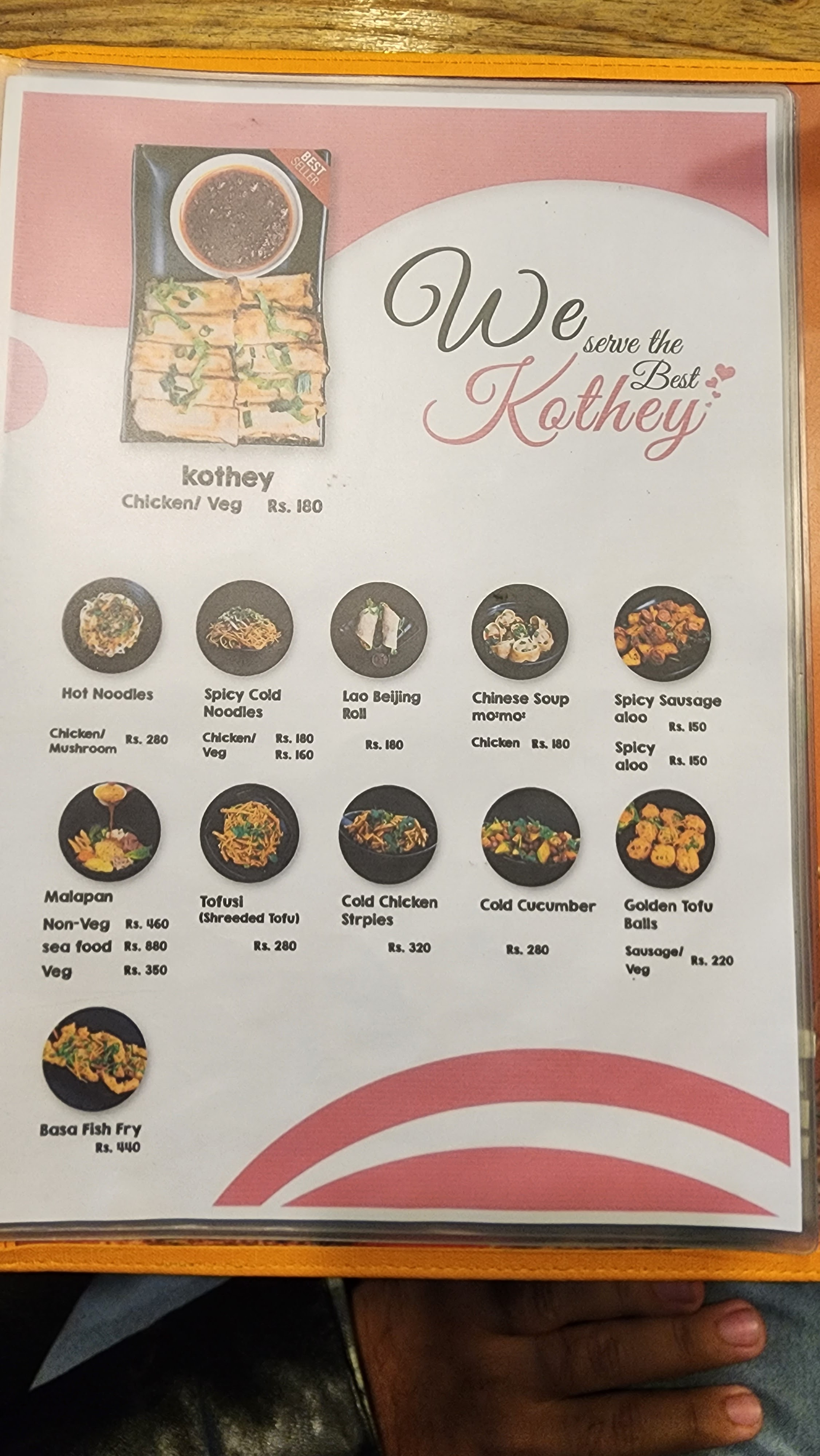 KOTHEYS Ombahal menu 1