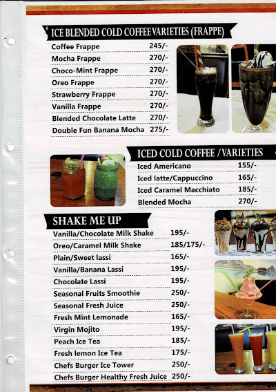 Chef's Burger samakhusi_menu_4