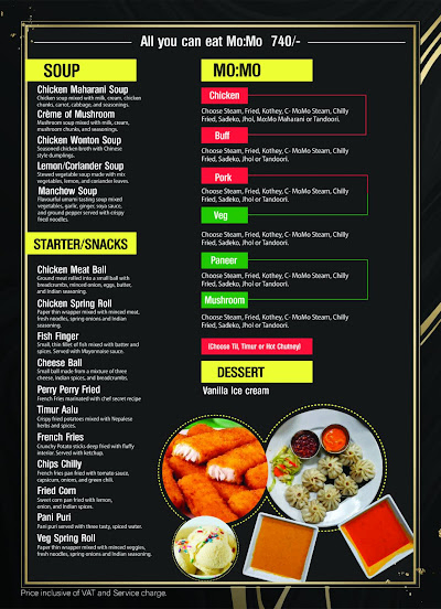 Bhojan Unlimited- The House of Maharaja Thali, Kapan, Kathmandu menu 4