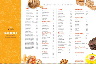 Utpala Cafe menu 4
