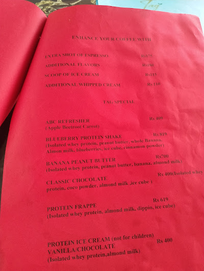 T.A.G Restaurant and Bar menu 2