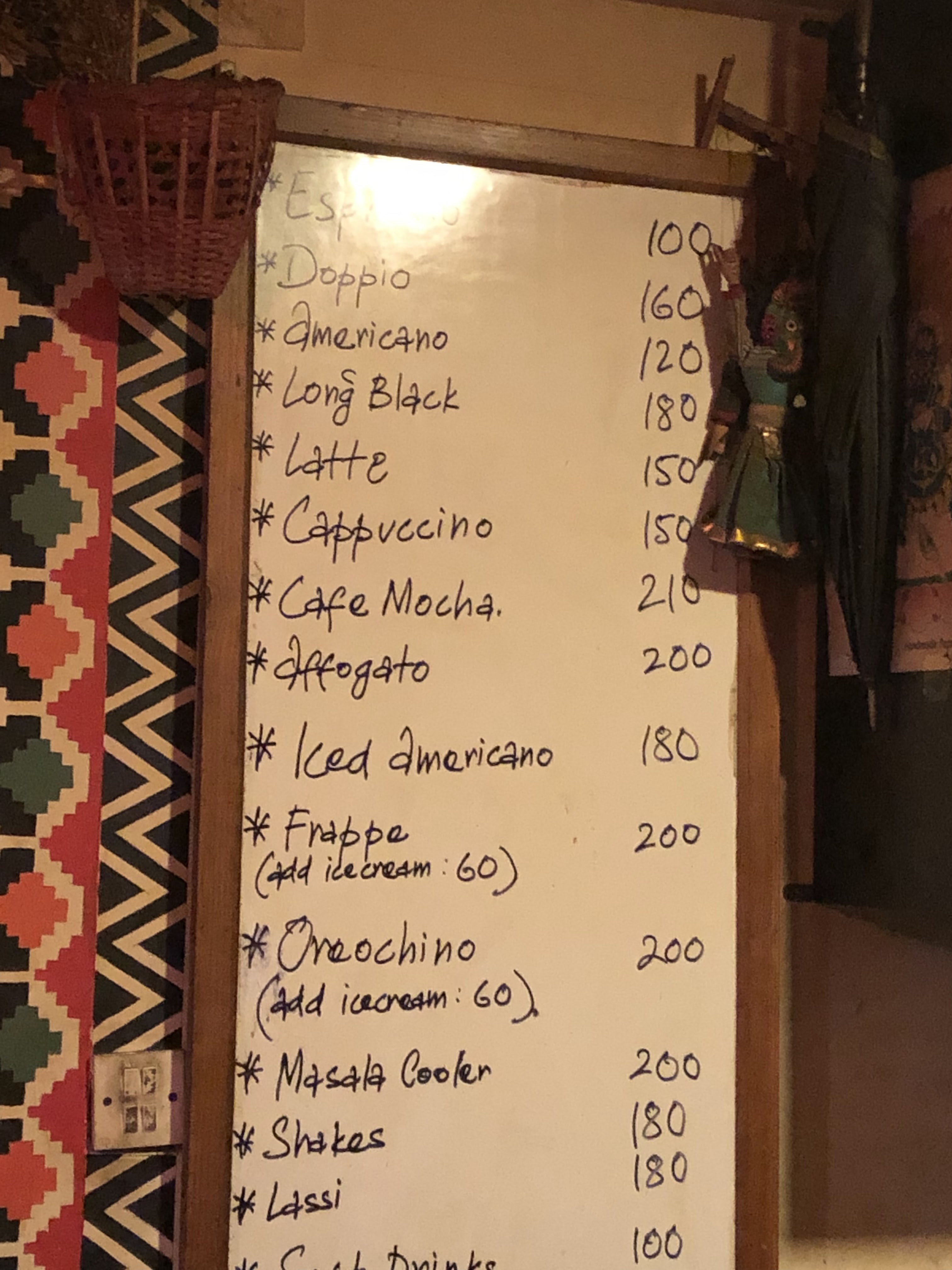 Coffee Tea & Me menu 3