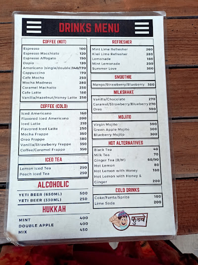 Fuchhey Restaurant menu 2