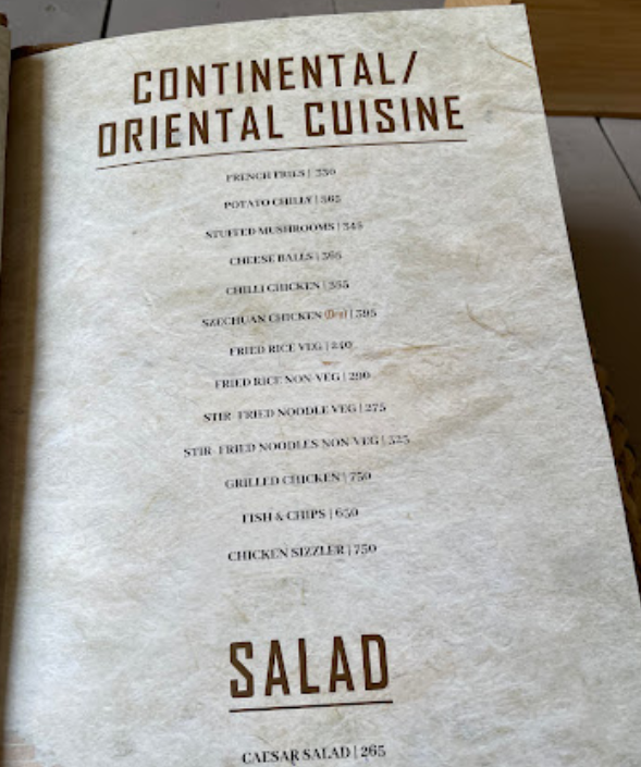 Daura Thakali menu 3