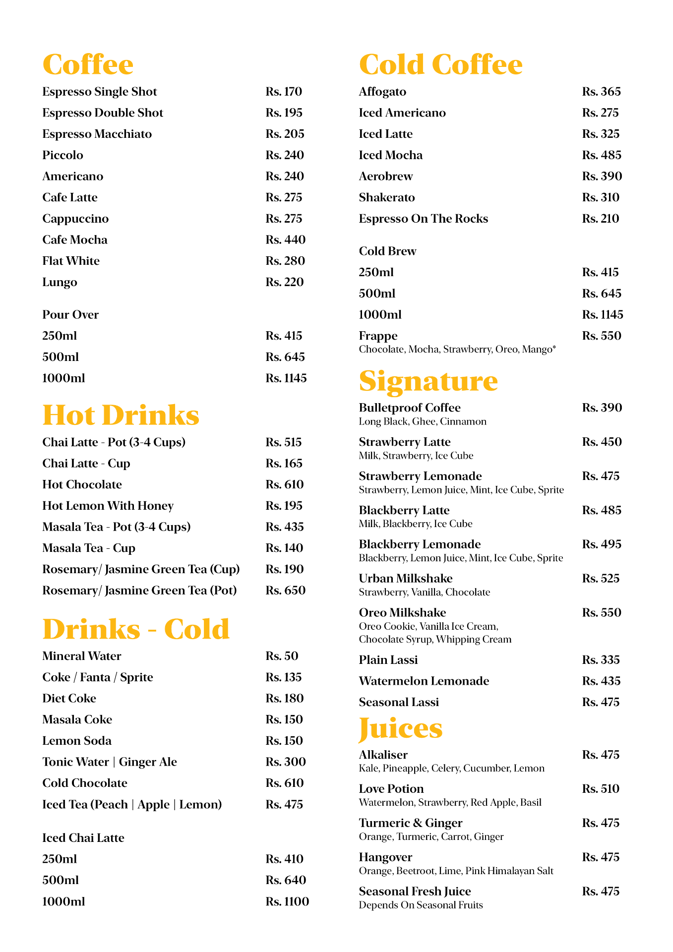 Urban Press / Spice_menu_0