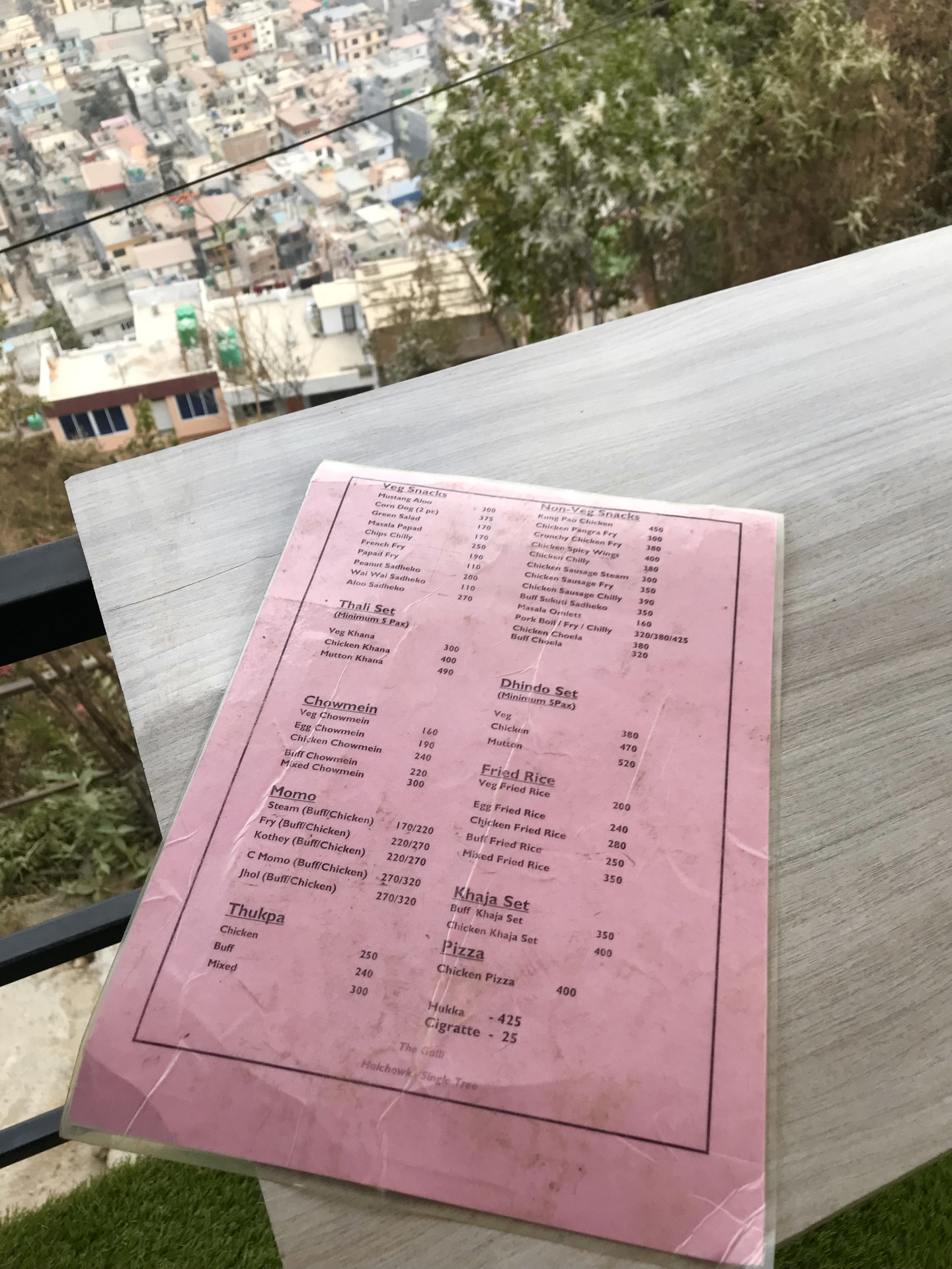 Galli Restaurant menu 1