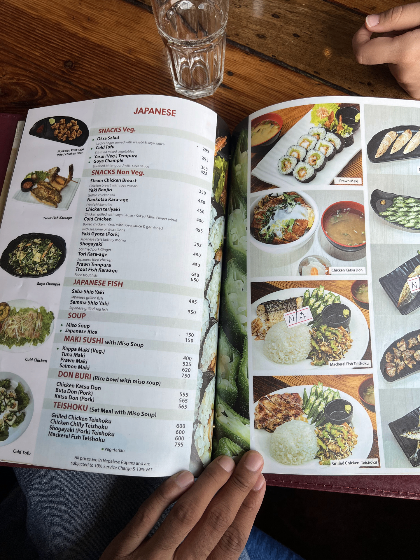 Alice Restaurant menu 1