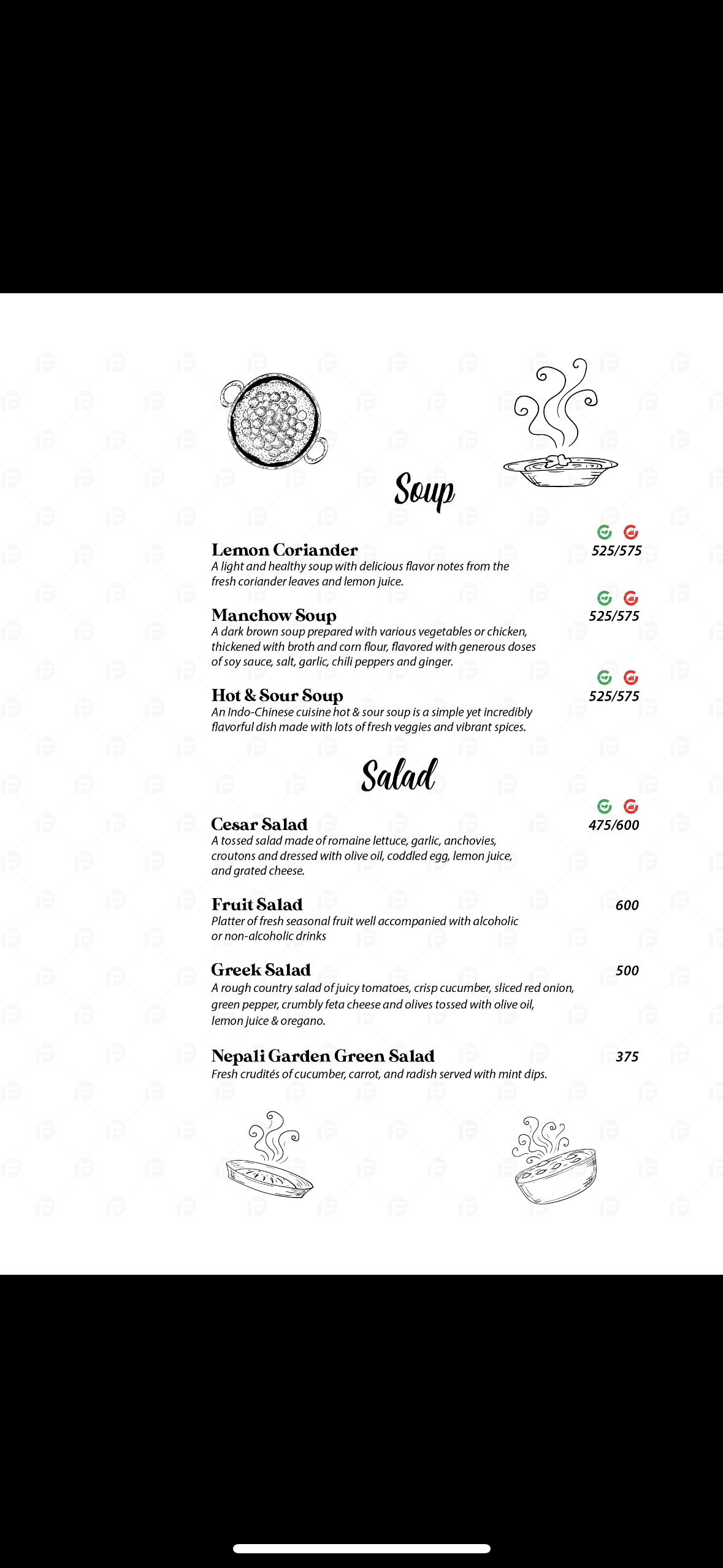The Address Lounge_menu_8