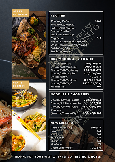 Lapsi Bot Restro & Hotel menu 2