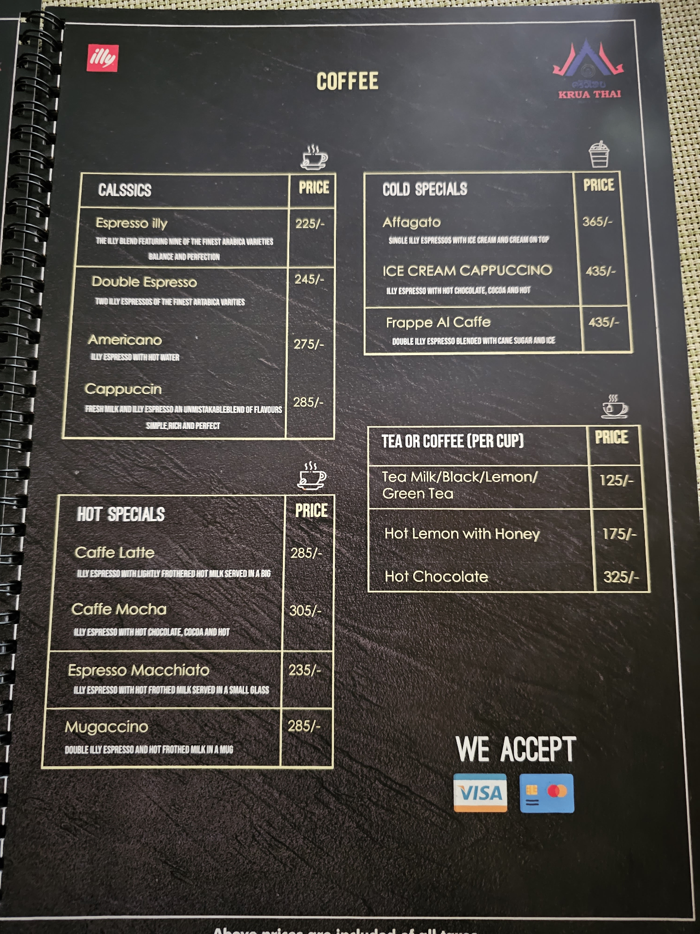 Krua Thai Restaurant menu 2