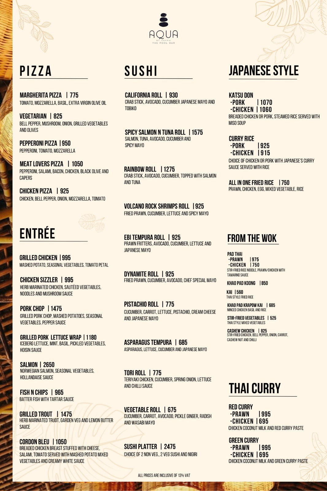 Aqua by Karma - Cocktail Bar menu 3