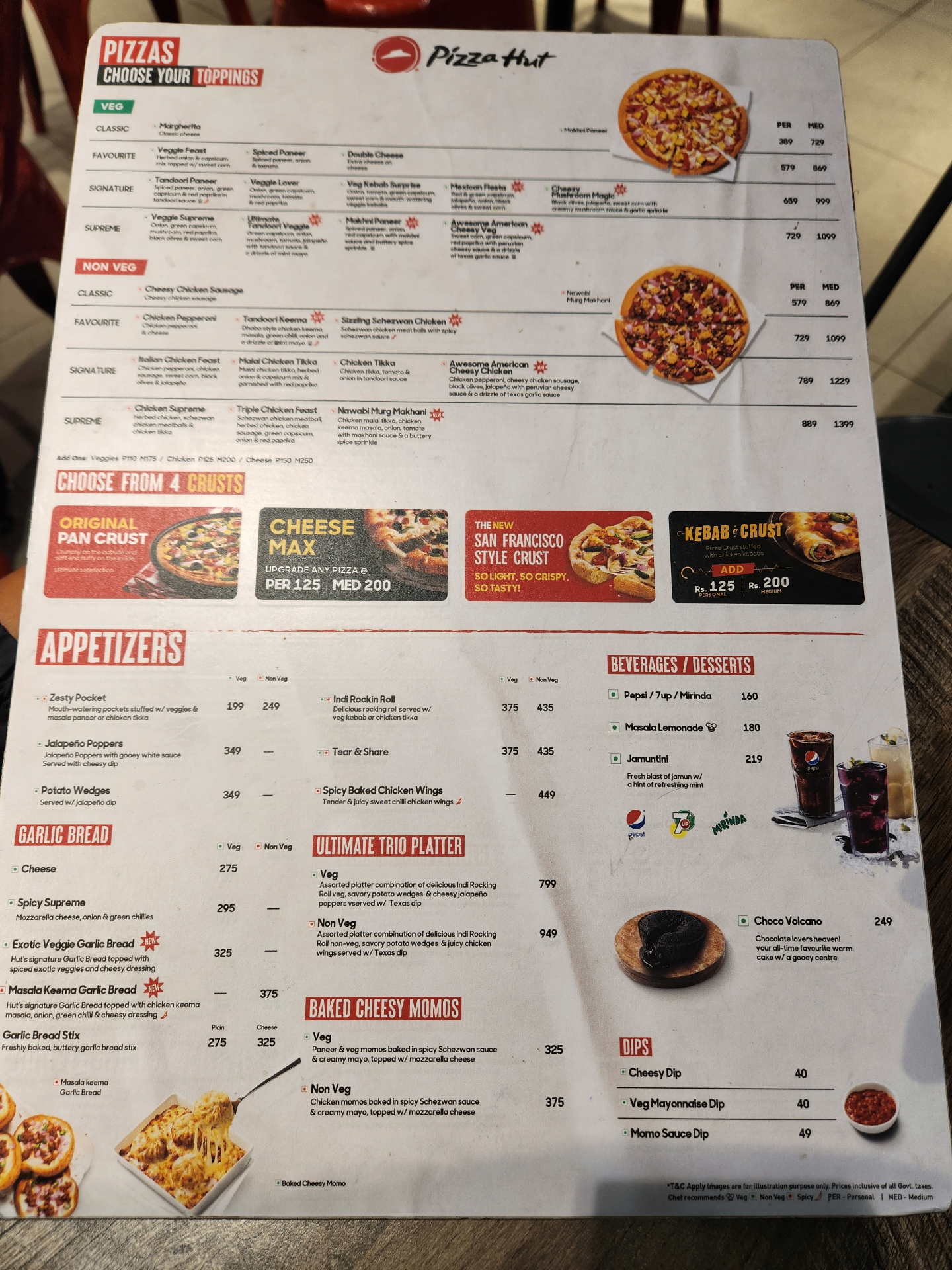 Pizza Hut Baneshwor menu 1