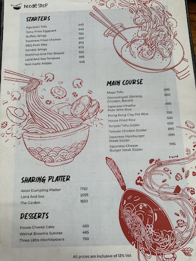 Noodle Shop Ktm menu 1