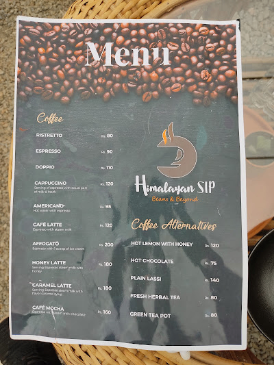 Himalayan SIP Menu | Nosh Nepal