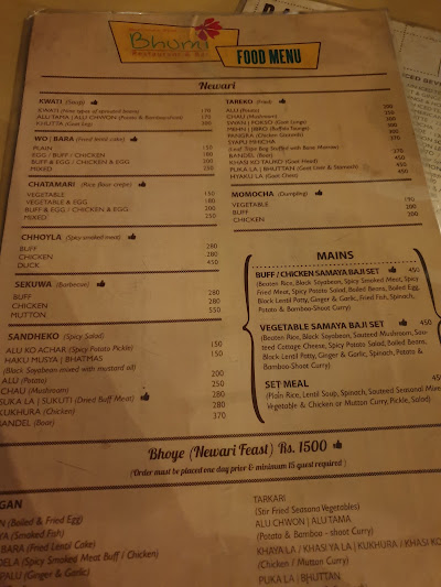 Bhumi Restaurant & Bar_menu_4