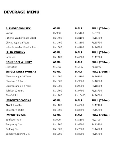 Kyampa The Social Hub menu 2