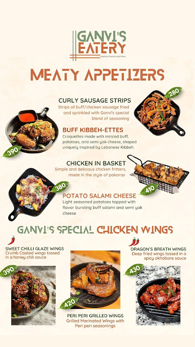 Ganvi's Eatery menu 3