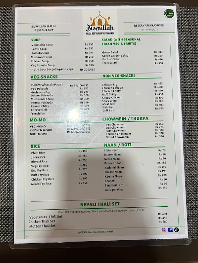 Bismillah Halal Restaurant menu 4