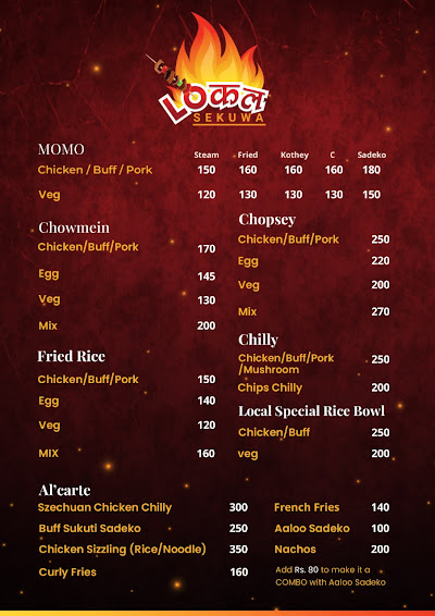 Local Sekuwa_menu_0