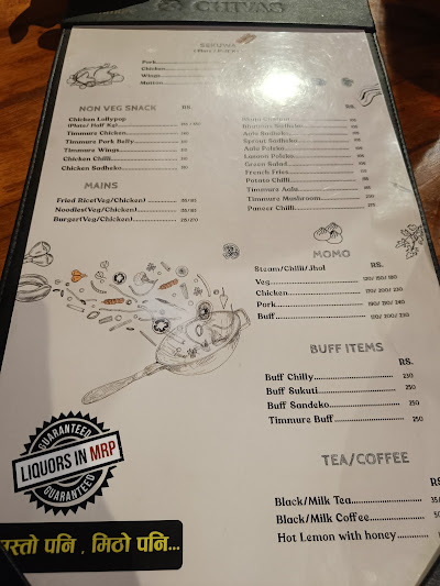 Timmure menu 3