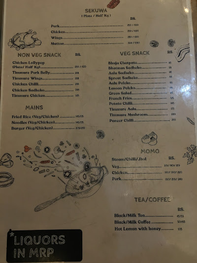 Timmure menu 2