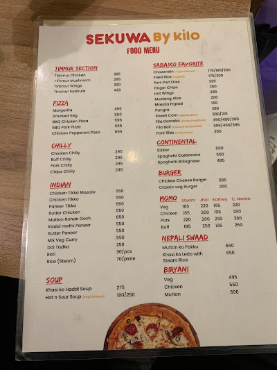 Sekuwa By Kilo - Jhamsikhel_menu_8