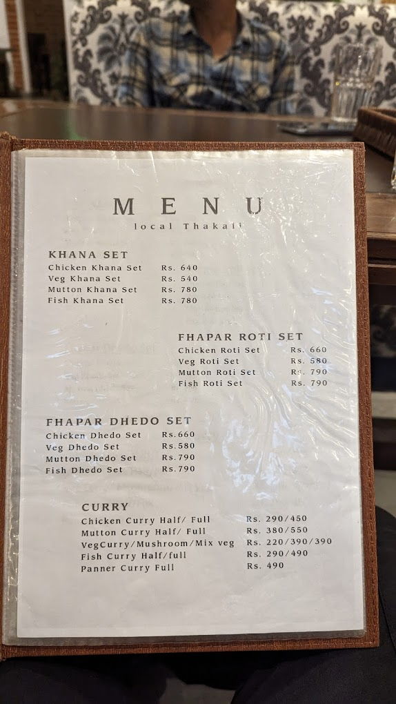 Local Thakali_menu_9