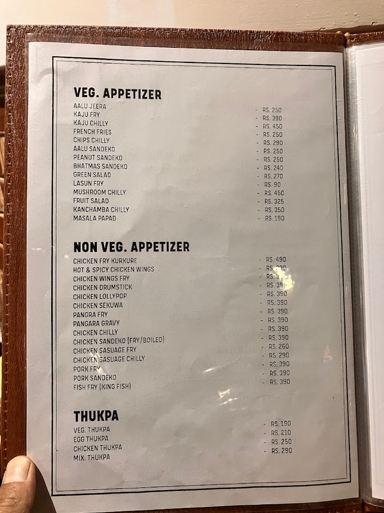 Local Thakali menu 2